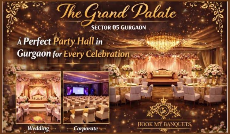 The Grand Palate Sector 05 Gurgaon – A Perfect Party Hall in Gurgaon for Every Celebration