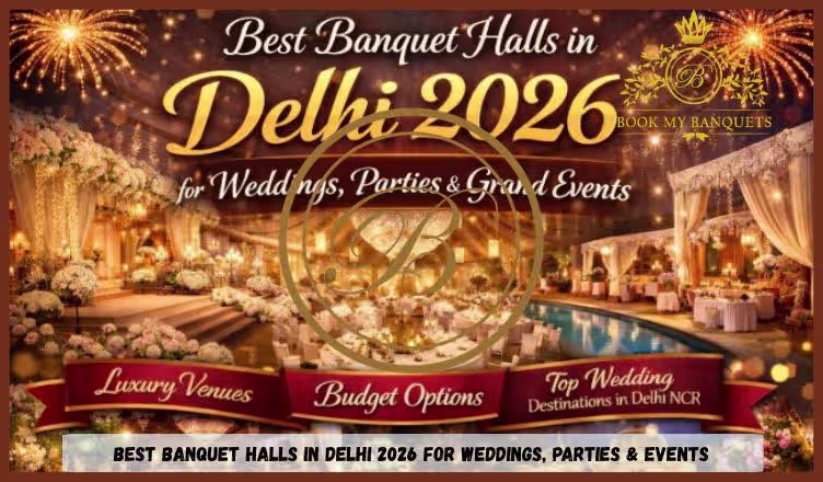 Best Banquet Halls in Delhi 2026 for Weddings, Parties & Events